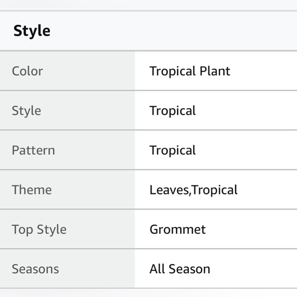 Cloth Monstera Botanical Tropical Shower Curtain - Picture 10 of 14